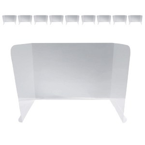 영오 개인위생 다용도 가림판 소형, 투명, 10개