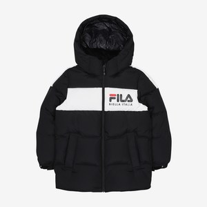 휠라키즈 아동용 블럭중 다운패딩 FK2DJC4104X
