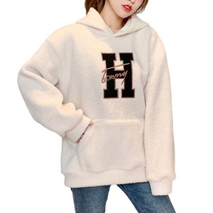 이한선생활과학 여성 H양털 후드티
