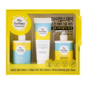 마이얼스데이 바디워시 300ml + 로션 150ml + 샴푸 300ml + 쇼핑백 세트, 1세트