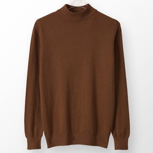 디어로라 여성용 캐시미어 터치 반목폴라 니트