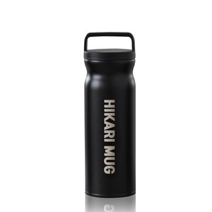 HiKaRi 스텐 대용량 진공 보온보냉병, 블랙, 500ml, 1개