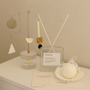 FSNATURE 오브제 사각디퓨저, 피오니, 100ml, 1개