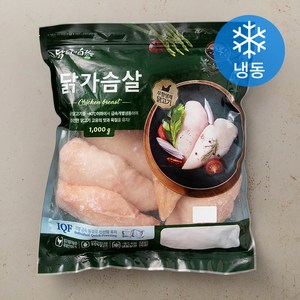 닭터의자연 무항생제 인증 닭가슴살 (냉동), 1kg, 1개