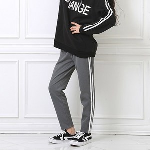 아동용 라인 기모 트레이닝 바지
