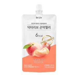 닥터리브 곤약젤리 스위트 피치, 150g, 10개