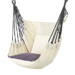 탑시가 4.0 TCR 해먹의자 + 쿠션 세트, 화이트 + 그레이