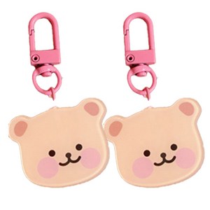 귀염뽀짝 일러스트 아크릴 키링, 04, 2개