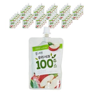 풀무원 풀스키친 우리사과100주스, 40개, 100ml