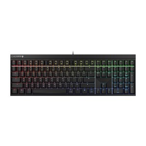 CHERRY MX BOARD 2.0S RGB 기계식 유선 일반형 키보드, 청축, 블랙