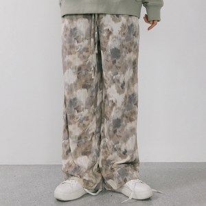 리올그 여성용 NUE SMUDGE PATTERN WIDE PANTS