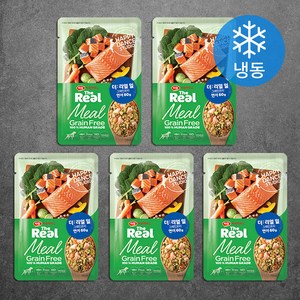 하림펫푸드 전연령 강아지 더리얼 밀 그레인프리 화식사료, 연어, 60g, 5개