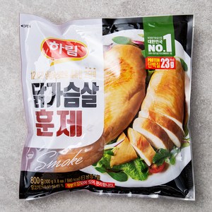 하림 닭가슴살 훈제, 800g, 1개