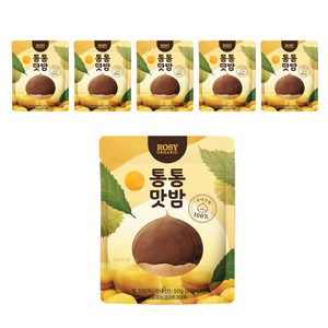 로지오가닉 통통 맛밤, 6개, 50g