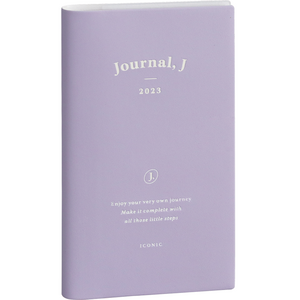 아이코닉 2023 저널J 다이어리 먼슬리 슬림 플래너, 06 Lavender