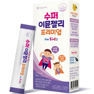 한화제약 수퍼 이뮨젤리 프리미엄 7p, 140g, 1개