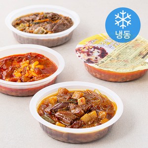 한끼의품격 한품 덮밥소스 C 소불고기 210g + 치즈불닭 210g + 매콤히로미찌 찜닭 250g 세트 (냉동), 670g, 1세트