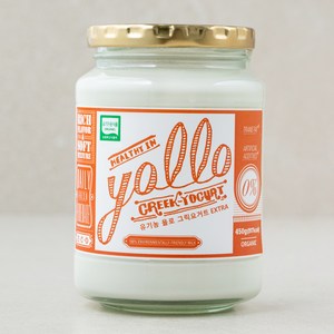 YOLLO 유기가공식품 인증 그릭 요거트 EXTRA, 450g, 1개