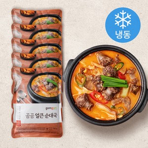 곰곰 얼큰 순대국 (냉동), 700g, 5개