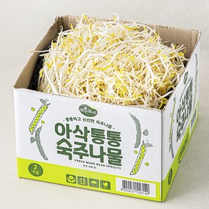 맑은물에 아삭통통 숙주나물, 1박스, 2kg