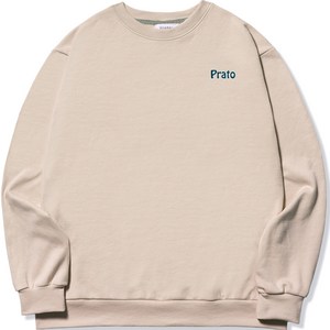 포밸런 빅사이즈 프라토 스몰로고 스탠다드핏 맨투맨 티셔츠