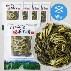 국내산 데친 숙성 무청시래기 (냉동), 300g, 5개