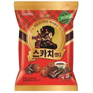 롯데웰푸드 스카치캔디 커피맛, 157g, 1개