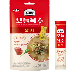 팔도 솜씨당 오늘육수 양지 6p, 90g, 1개