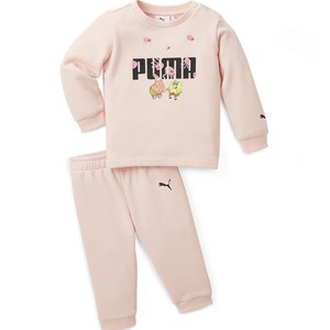 [PUMA]푸마_아동용_스폰지밥 미니캣 크루 조거 TR_SPONGEBOB MINICAT CREW JOGGER TR_핑크_67368166