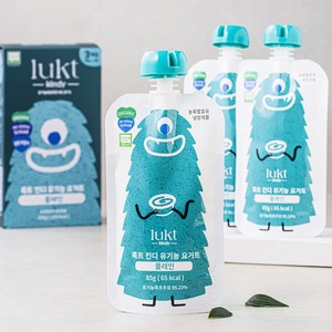 LUKT 킨디 유기농 요거트 플레인 3개입, 255g, 1개