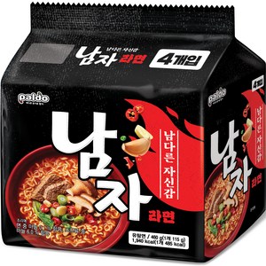 남자라면 115g, 4개