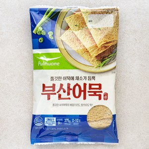 풀무원 부산어묵 채소사각, 375g, 1개