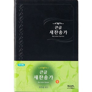 큰글 새찬송가(중/비닐/블랙), 아가페출판사