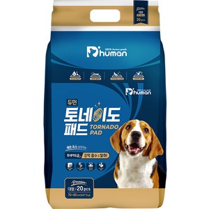 듀먼 토네이도 반려동물 배변 패드 SAP 15g 20매, 20개입, 1개
