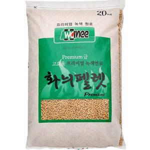 화늬 연료용 캠핑난로 목재 펠렛, 1개, 20kg