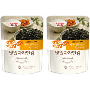 삼육김 맛있다 자반김, 70g, 2개