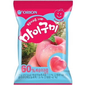 마이구미 복숭아과즙 그대로, 79g, 1개