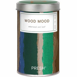 PRESH 소이 캔들 라지, WOOD MOOD 앰버우드, 600g, 1개