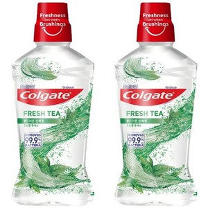 콜게이트 마우스워시 후레쉬 티, 2개, 750ml