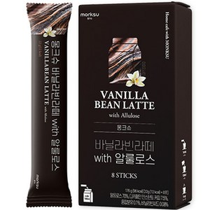 몽크슈 알룰로스 바닐라빈 라떼 커피믹스, 22g, 8개입, 1개