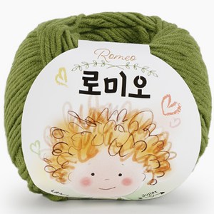쎄비 로미오 뜨개실, 51. 올리브그린, 1개