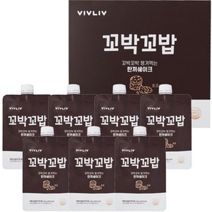 비브리브 꼬박꼬밥 체중조절용 한끼쉐이크 초코, 40g, 7개