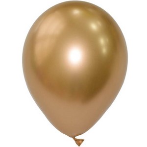 젤루뚝 메탈 파티 풍선 12.7cm x 100p + 25.4cm x 50p 세트, 골드, 1세트