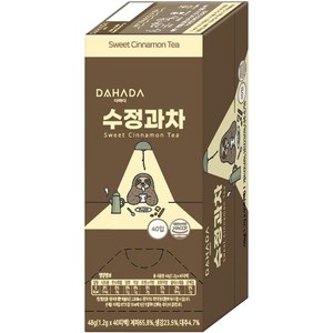 다하다 수정과차, 1.2g, 40개입, 1개