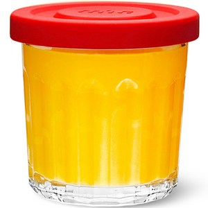 유리병 헥사 텀블자 레드, 400ml, 1개