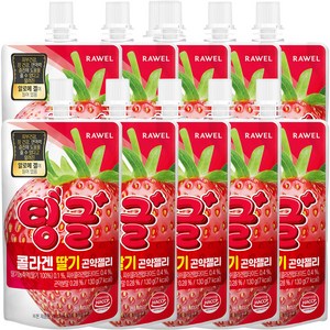 로엘 팅글 곤약젤리 콜라겐 딸기맛, 10개, 130g