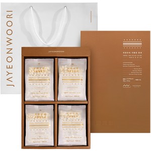 자연우리 가평잣 한과 선물세트 + 쇼핑백, 20개, 28g