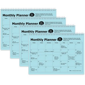 아이비스코리아 PP먼슬리 플래너 12287 4p, 연하늘