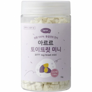 동원아르르 반려동물 토이트릿 미니 간식, 고구마, 55g, 1개