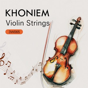 코네임 현악기 바이올린 스트링 줄 세트, 3W065, 혼합색상